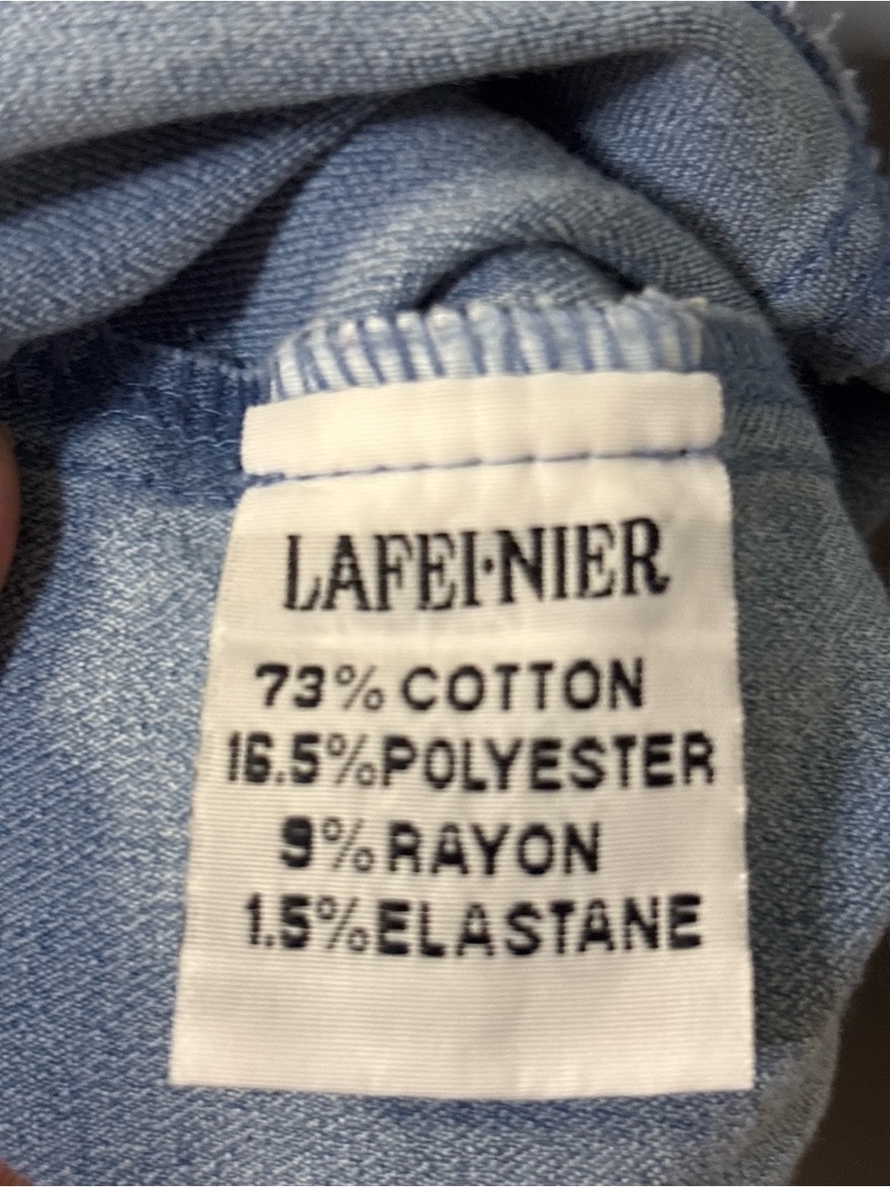Women's Y2K Classic Light Blue Denim Fitted Coastal Grandma BlazerJacket Size M - Picture 7 of 7